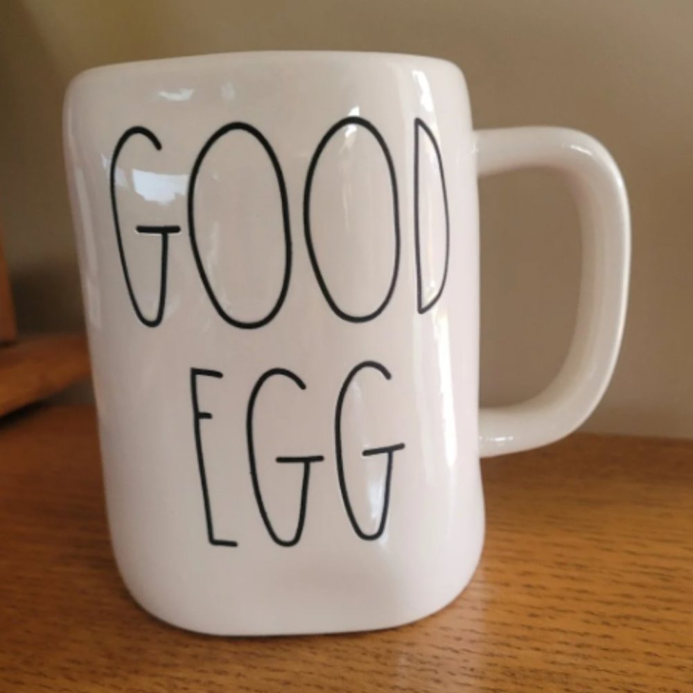 Rae Dunn Good Egg/Bad Egg Coffee/Tea Mug